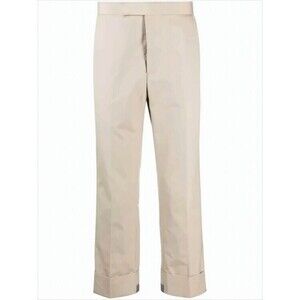 Thom Browne Tailored Straight-Leg Pants With Cuffed Hem - NWT